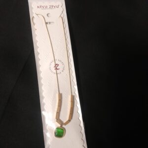 Anti-Tarnish gold plated chain with stone